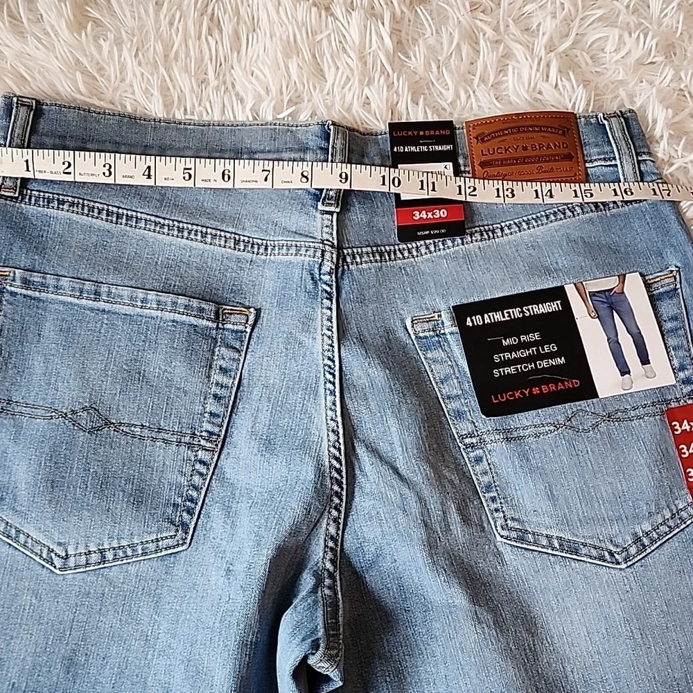Lucky Brand Men's Straight Jeans - Light Blue